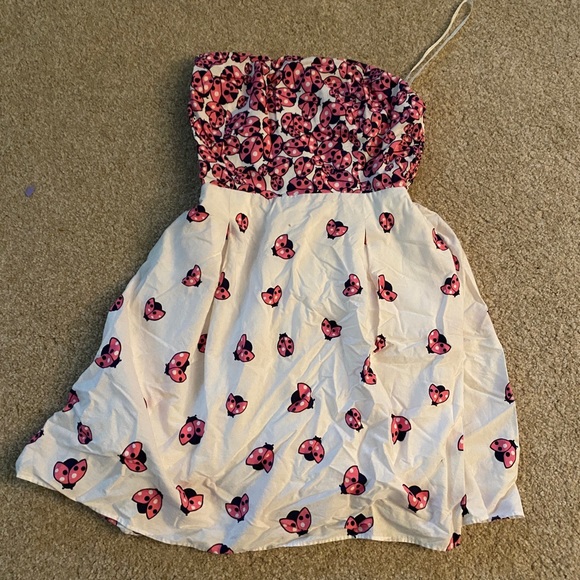 Lilly Pulitzer strapless ladybug dress - Picture 4 of 7